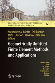 Cover von Geometrically Unfitted Finite Element Methods and Applications