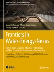 Cover von Frontiers in Water-Energy-NexusNature-Based Solutions, Advanced Technologies and Best Practices for Environmental Sustainability