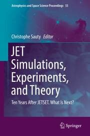 Cover von JET Simulations, Experiments, and Theory