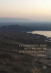 Cover von Community and Autonomy in Southern Oman