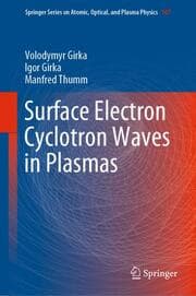 Cover von Surface Electron Cyclotron Waves in Plasmas