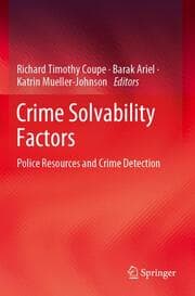 Cover von Crime Solvability Factors