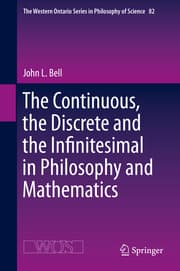 Cover von The Continuous, the Discrete and the Infinitesimal in Philosophy and Mathematics