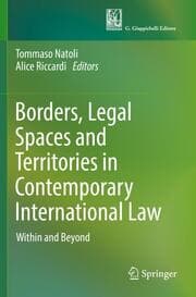Cover von Borders, Legal Spaces and Territories in Contemporary International Law