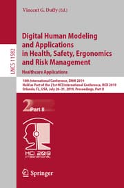 Cover von Digital Human Modeling and Applications in Health, Safety, Ergonomics and Risk Management. Healthcare Applications
