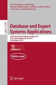 Cover von Database and Expert Systems Applications