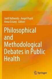 Cover von Philosophical and Methodological Debates in Public Health