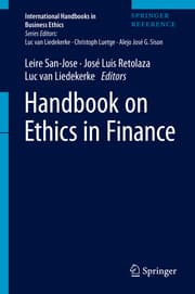 Cover von Handbook on Ethics in Finance