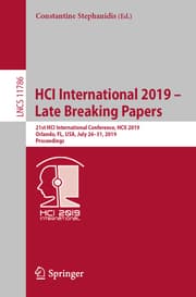 Cover von HCI International 2019 - Late Breaking Papers