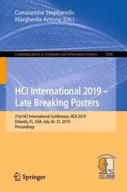 Cover von HCI International 2019 - Late Breaking Posters
