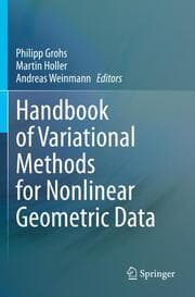 Cover von Handbook of Variational Methods for Nonlinear Geometric Data