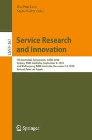 Cover von Service Research and Innovation