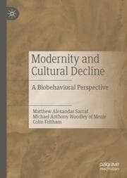 Cover von Modernity and Cultural Decline