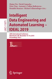 Cover von Intelligent Data Engineering and Automated Learning - IDEAL 2019