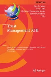 Cover von Trust Management XIII
