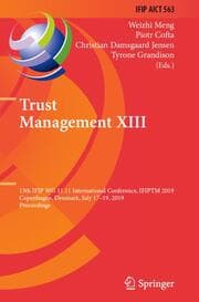Cover von Trust Management XIII
