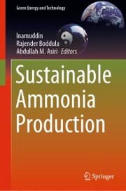 Cover von Sustainable Ammonia Production
