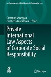 Cover von Private International Law Aspects of Corporate Social Responsibility