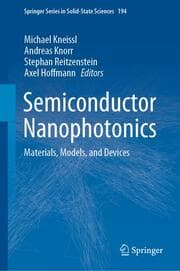 Cover von Semiconductor Nanophotonics