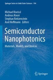 Cover von Semiconductor Nanophotonics