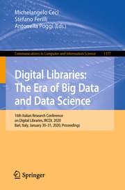 Cover von Digital Libraries: The Era of Big Data and Data Science