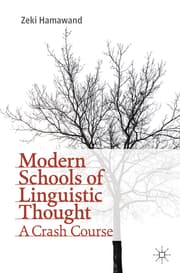 Cover von Modern Schools of Linguistic Thought