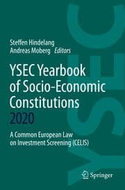 Cover von YSEC Yearbook of Socio-Economic Constitutions 2020
