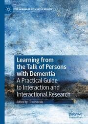 Cover von Learning from the Talk of Persons with Dementia