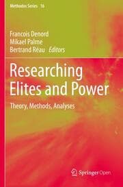 Cover von Researching Elites and Power