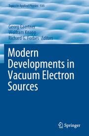 Cover von Modern Developments in Vacuum Electron Sources