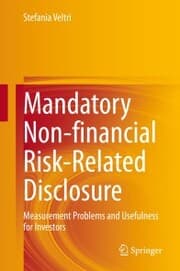 Cover von Mandatory Non-financial Risk-Related Disclosure
