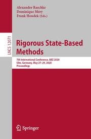 Cover von Rigorous State-Based Methods