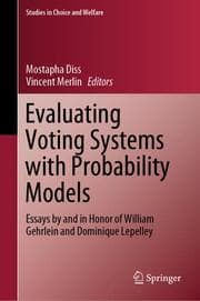 Cover von Evaluating Voting Systems with Probability Models