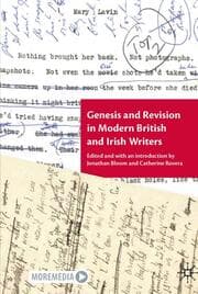 Cover von Genesis and Revision in Modern British and Irish Writers
