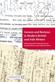 Cover von Genesis and Revision in Modern British and Irish Writers