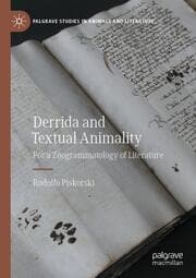 Cover von Derrida and Textual Animality