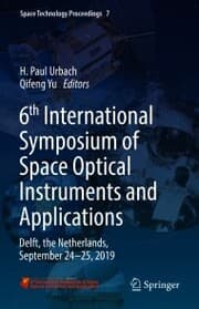 Cover von 6th International Symposium of Space Optical Instruments and Applications
