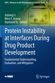 Cover von Protein Instability at Interfaces During Drug Product Development