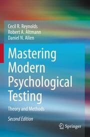 Cover von Mastering Modern Psychological Testing