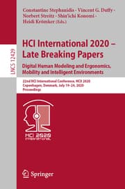Cover von HCI International 2020 - Late Breaking Papers: Digital Human Modeling and Ergonomics, Mobility and Intelligent Environments