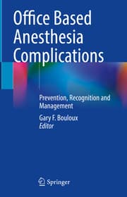 Cover von Office Based Anesthesia Complications