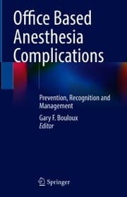 Cover von Office Based Anesthesia Complications