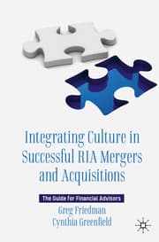 Cover von Integrating Culture in Successful RIA Mergers and Acquisitions