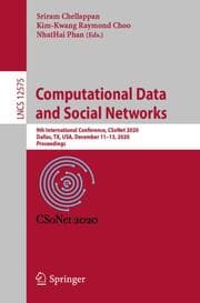 Cover von Computational Data and Social Networks