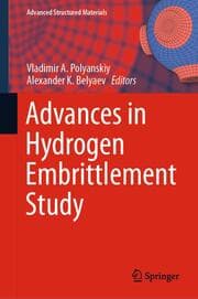 Cover von Advances in Hydrogen Embrittlement Study