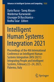 Cover von Intelligent Human Systems Integration 2021