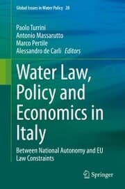 Cover von Water Law, Policy and Economics in Italy