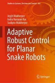 Cover von Adaptive Robust Control for Planar Snake Robots