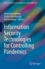 Cover von Information Security Technologies for Controlling Pandemics