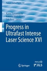 Cover von Progress in Ultrafast Intense Laser Science XVI